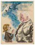 Aschenputtel by George Grosz, Um 1929, Aquarell, Tuschfeder und Deckweiß auf Papier, sold Nov 2011