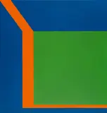 Georg Karl Pfahler, Ost-Ost Transit Nr. 2, 1969, Acryl auf Leinwand