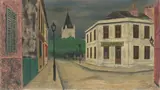 Werner Heldt, Vorortstraße, 1930, Öl auf Leinwand