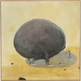 Norbert Schwontkowski, Der Fremde, 2005, Öl auf Leinwand