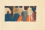 Oskar Schlemmer, Sechs Frauen in räumlicher Anordnung