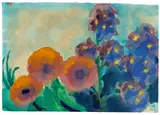 Emil Nolde, Mohn und Rittersporn