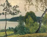 Walter Leistikow, Motiv aus der Mark, Öl auf Leinwand
