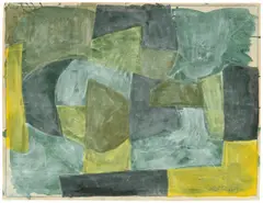 Composition abstraite by Serge Poliakoff, 1959, Gouache auf Ingres-Bütten, sold Nov 2018
