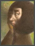 Ludmila Jiřincová, Villon, 1990, pastel, coloured pencils, paper