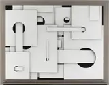 Jan Kaláb, White Infinity, 2015, acrylic on canvas