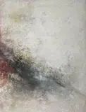 Eliška Rožátová, Peter Went to Heaven, 2021-2022, oil on hardboard
