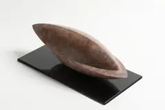 Petr Horák, Ships, 2025, marble, glass stand