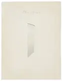Peter Lodato, The Door, 1987, Watercolor and graphite on paper