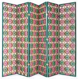 Tony Duquette, Six panel screen, c. 1994, Custom
