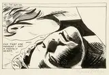 Untitled (All the Way In.) by Raymond Pettibon, 1986, Ink on paper, sold May 2015