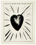Untitled (This is It. The Big Time, The Real Thing.) by Raymond Pettibon, 1986, Ink on paper, sold May 2015
