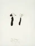 Rolf Julius, Two Speakers (3), c. 1991, Pen and ink on paper