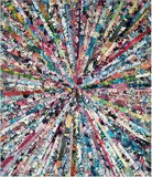Al Souza, Bang Bang Bang Bang, 2001, Puzzle pieces glued to panel