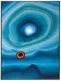 Oskar Fischinger, Space Abstraction, 1964, Oil on canvas