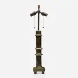 Diego Giacometti, Anneaux table lamp, cast bronze