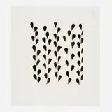 Wallflowers 33 (from the Wallflowers series) by Donald Sultan, 2008, screenprint in colors, sold Nov 2022