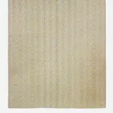 Federica Tondato, Monumental Kashmiri chain-stitch carpet, hand-embroidered wool, linen