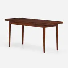 attribution Dunbar, Console table, c. 1955, walnut