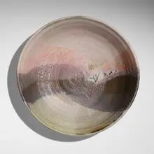 Bowl by Charles Higa, 1984, glazed stoneware, sold Nov 2022