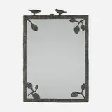 Diego Giacometti, Mirror, c. 1970, patinated bronze, mirrored glass