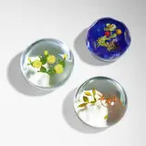 Paul Stankard, Paperweights, set of three