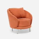 Massimo Iosa Ghini, New-tone lounge chair, 1989, microfiber upholstery, aluminum