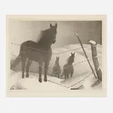 Grant Wood, February, 1941, lithograph