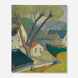 Arthur Schneider, Untitled (New Hope, Pennsylvania), oil on canvas