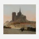Gustave Maincent, Notre-Dame de Paris, c. 1880, oil on canvas