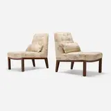 Edward Wormley, Lounge chairs model 5000A, pair