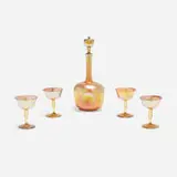 Drink set by Tiffany Studios, sold Jul 2026