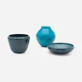 Marblehead Pottery, Collection of three vases