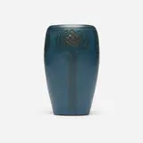 Marblehead Pottery, Vase with stylized flowers