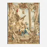 David Teniers the Younger, Allegorical tapestry (January), hand-knotted wool, brass