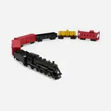 Moline Pressed Steel Co., Buddy L Outdoor Railroad train cars, set of seven
