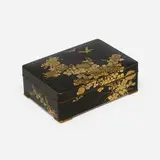 Fujii Yoshitoyo, Komai-style damascene lidded box