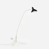 Bernard Schottlander, floor lamp, c. 1956, enameled steel, enameled aluminum