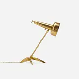 Stiffel, Rocket Ship table lamp, c. 1960, brass