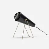Lumen, table lamp, c. 1955, enameled aluminum, enameled steel, brass