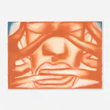 Francesco Clemente, Compass (from the Canossa Series), 1992, pastel on paper