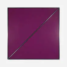 Untitled by Tadaaki Kuwayama, 1966, acrylic on canvas with steel strips, sold Sep 2016