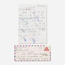Untitled (Old Friends) by H. C. Westermann, 1970, ink on paper, sold Sep 2016