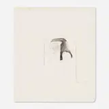 David Hockney, Untitled (study for The First Marriage), 1962, graphite and conté on paper