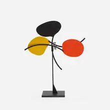 Jerome Kirk, Three Thoughts, 1996, enameled aluminum, steel