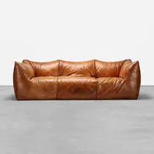 Le Bambole sofa by Mario Bellini, 1972, buffalo leather, sold Sep 2016