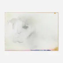 Jules Olitski, Targum Surface-2, 1982, water based acrylic on paper mounted to linen