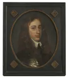 Samuel Cooper, Untitled, wearing armour oil on canvas 50 x 35cm