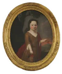 Thomas Hill, Untitled, in a contemporary carved giltwood Lely frame The present painting is circa 1700.