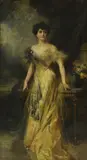 François Flameng, Untitled, oil on canvas 220 x 124cm Provenance: Hunsdon House